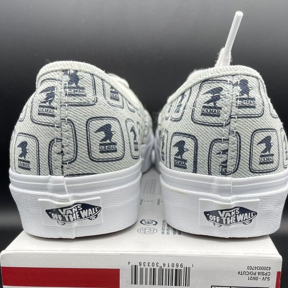 Vans x USPS Authentic Blue/White/Denim Shoes VN0A5KRDJZ8 *RARE* New in Box - Picture 5 of 7